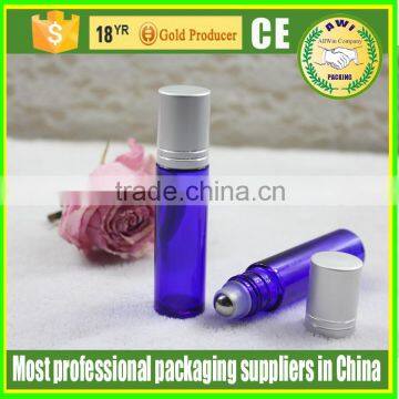 high quality 10ml blue empty perfume roll on bottle