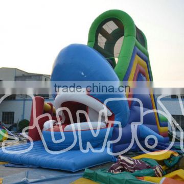 2016 inflatable seas and oceans funcity slide obstacle Combo