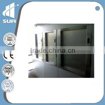 China manufacturer stainless steel kitchen food elevator