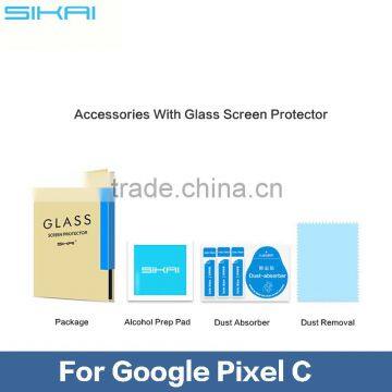 For Google Pixel C Tablet Premium Anti- Scratch Anti-drop 2.5D Tempered Glass Screen Guard Transparent Screen Protector