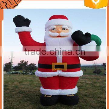 2015 the hot sell inflatable christmas santa claus decor for decoration made in china