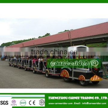 Fairground outdoor Mini musicial trackless tourist train