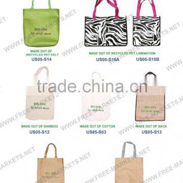 GRS Reach audited Promotional reusable recycled RPET shopping bags suppliers