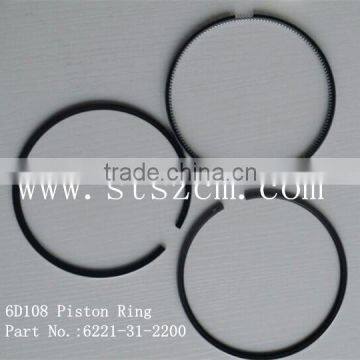 Construction Machine S6D108 Piston Ring 6221-31-2200 WA300 WA420 PC300 D57S-1B