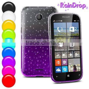 bulk buy from china Gradient TPU Back Case Cover Skin for Microsoft Nokia Lumia 435 3d ultra raindrop cases china suppliers