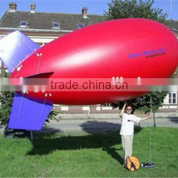 Outdoor flying pvc inflatable helium blimp for sale