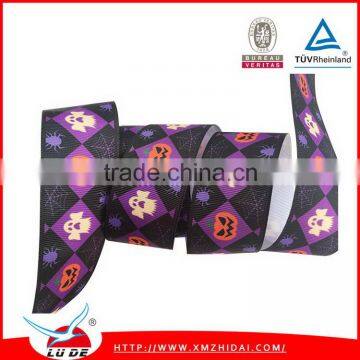 Wholesale High Quality Printed Grosgrain Ribbon For Holloween Party