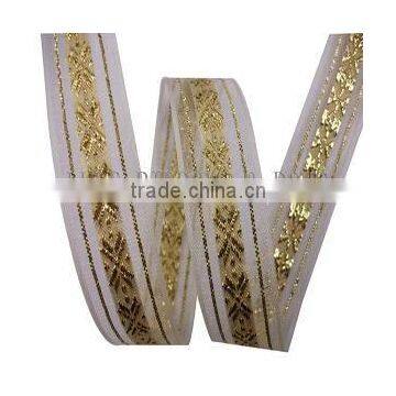 Organza Ribbon Jacquard Weave