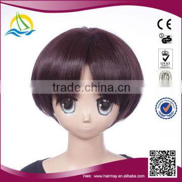 Good quality High Temperature Fiber teal cosplay wig