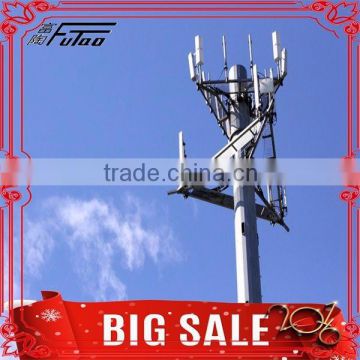 4G Hot dip galvanized steel GSM telephone cell modern tower pole