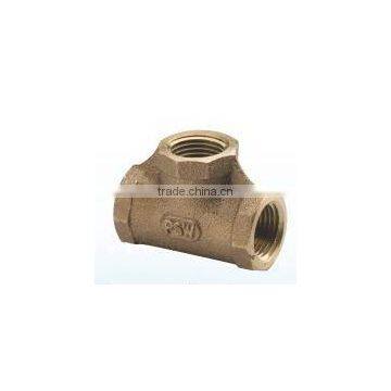 High Quality Taiwan made custom made brass copper connector tee fitting