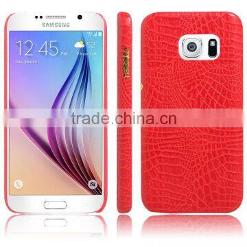 For Samsung Galaxy S7 S7Plus Crocodile Grain Alligator Leather Back Cover Case Hard Protector Skin Mobile Phone Bags