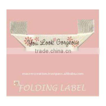 Printed Garment White Stain Labels
