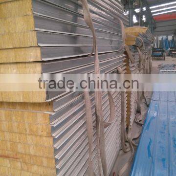 thermal insulated rock wool sandwich panel