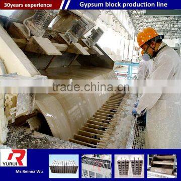 standard gypsum block machine/light weight gypsum block production line