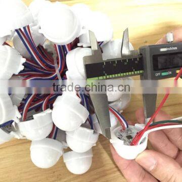 Color Changing 3 LEDs SMD5050 RGB Full-color 30mm Diameter Led Dot Light With Lens photo-6