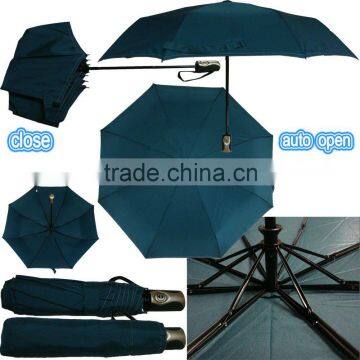 high quality auto 3 folding umbrella