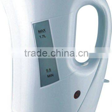 1.7L full pp plastic body Electrical Kettle with water gauge