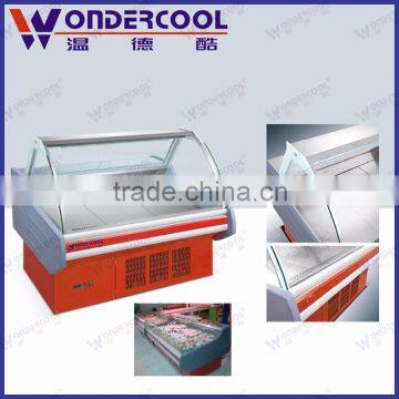 2M New Style commercial used meat display supermarket refrigerator