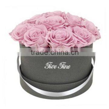 Round Fabric Flower Boxes With Custom Logo photo-2