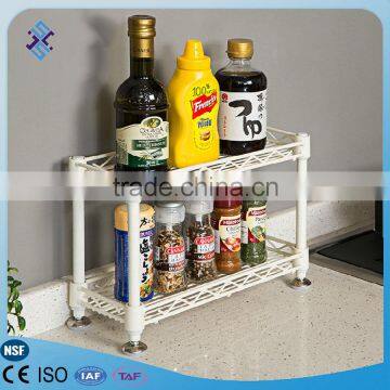 2 layers metal sliding steel spice rack