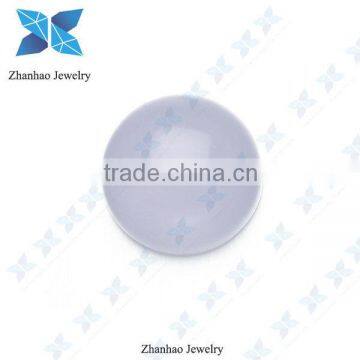 factory direct sale synthetic flat back glass stone crystal loose cabochon