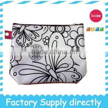 DIY Drawing Jumbo Bag Size Fashion Personalized Cosmetic Bag