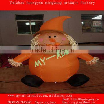 Happy halloween decoration inflatable witch toy