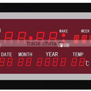 Digital calendar led digital wall clock digital led clock