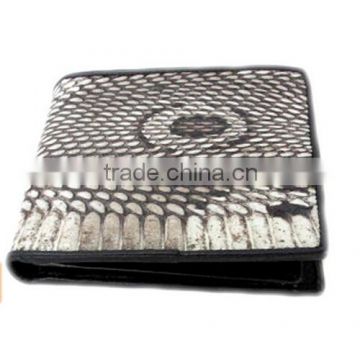 Boshiho genuine snake skin bifold men leather wallets