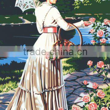 DIY oil painting by numbers kits for decor