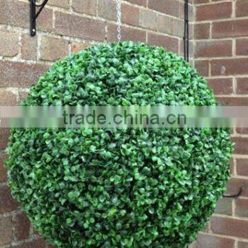 Artificial grass ball with hanging chain