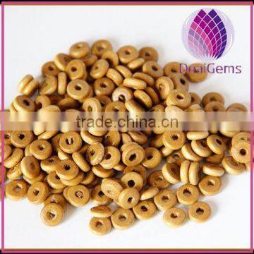 4x10mm Four Colors Wood Spacer Round Beads photo-2
