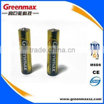 Hot sale 1.5v aaa size am4 lr03 alkaline battery pack