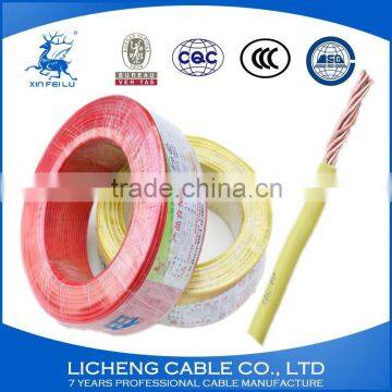High Quality China Manufacturer Yellow House Wiring Copper Core PVC Insulated Flexible Wire and Cable -BVR(50mm2) photo-6