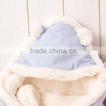 Shu Velveteen Baby Newborn Blankets Blue Style