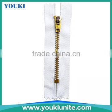 4# Woven Tape Metal Zipper Cloth-end With Pin Lock YKM-2002