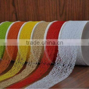 Wedding and gift packing deco mesh ribbon