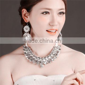 MYLOVE 2015 new design bridal jewelry crystal handmade designs MLT013