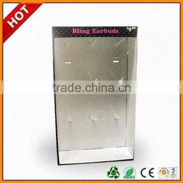 high quality australia hanging key-ring display ,advertising corrugated paper hanging display stand