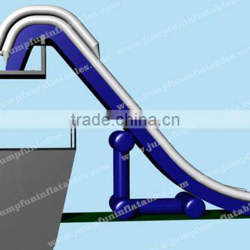 Professional Inflatable Yacht Slide customize,Foating Water Slide for Houseboat,Waterslide Yacht use for adults