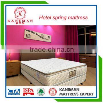 Hot sell high quality 5 star hotel bed base and spring mattress for sale