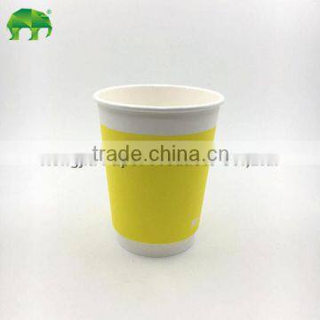 2016 new idea food standard double wall style paper cups for hot beverage