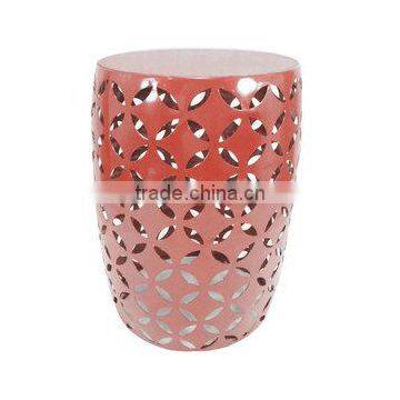 Aluminium Stool red table aluminum stool metal stool colored stools flower cut design