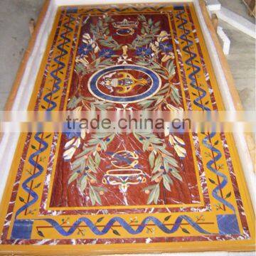 Inlaid Marble Stone Table Top Marble pietre dure table top