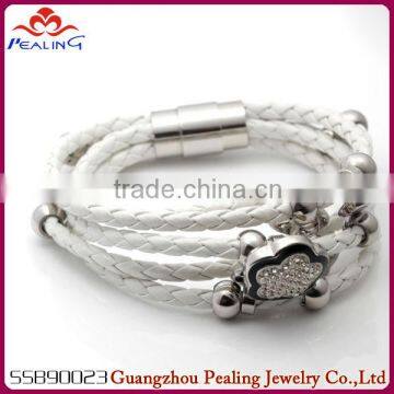 2014 new design 316l magnetic stainless steel women bracelets