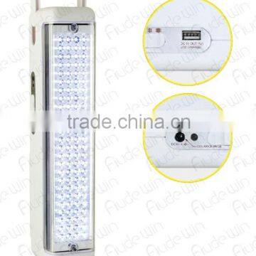 100 LED Emergency Light with Solar DC Jack & USB & Charge Protect