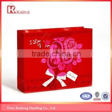 High quality flower paper bags with short delivery