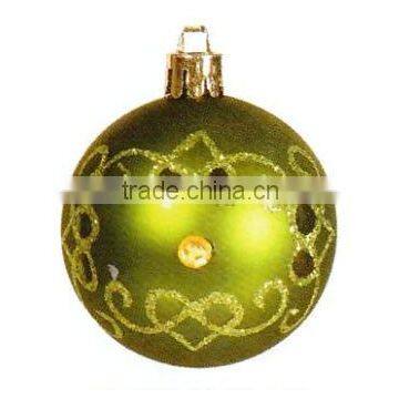 Color Green Christmas Ball Hanger for Christmas Family photo-5