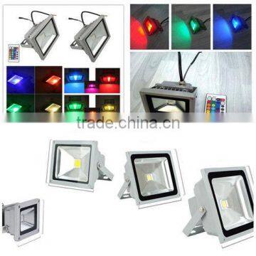 50W remote control outdoor led flood lights